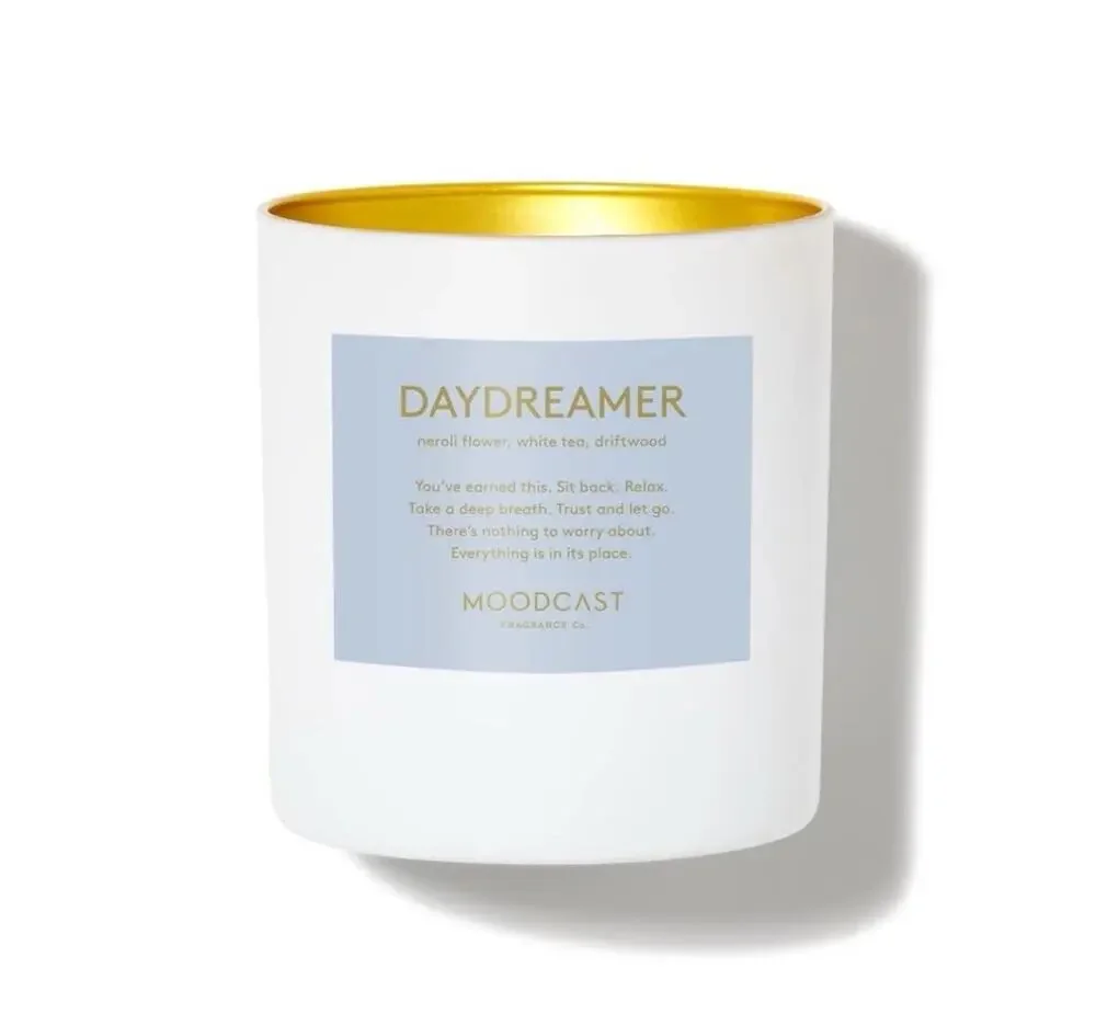 Daydreamer Scented Candle - Aesthetic Candle for Home, Neroli Flower, Driftwood